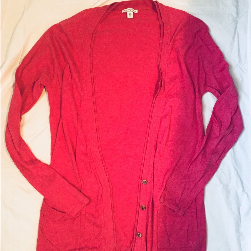 American Eagle Pink Cardigan